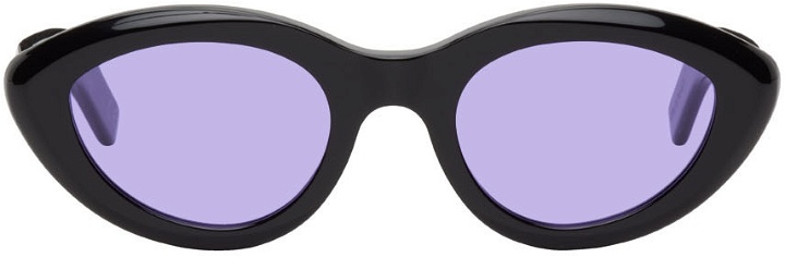 Photo: RETROSUPERFUTURE Black & Purple Cocca Sunglasses