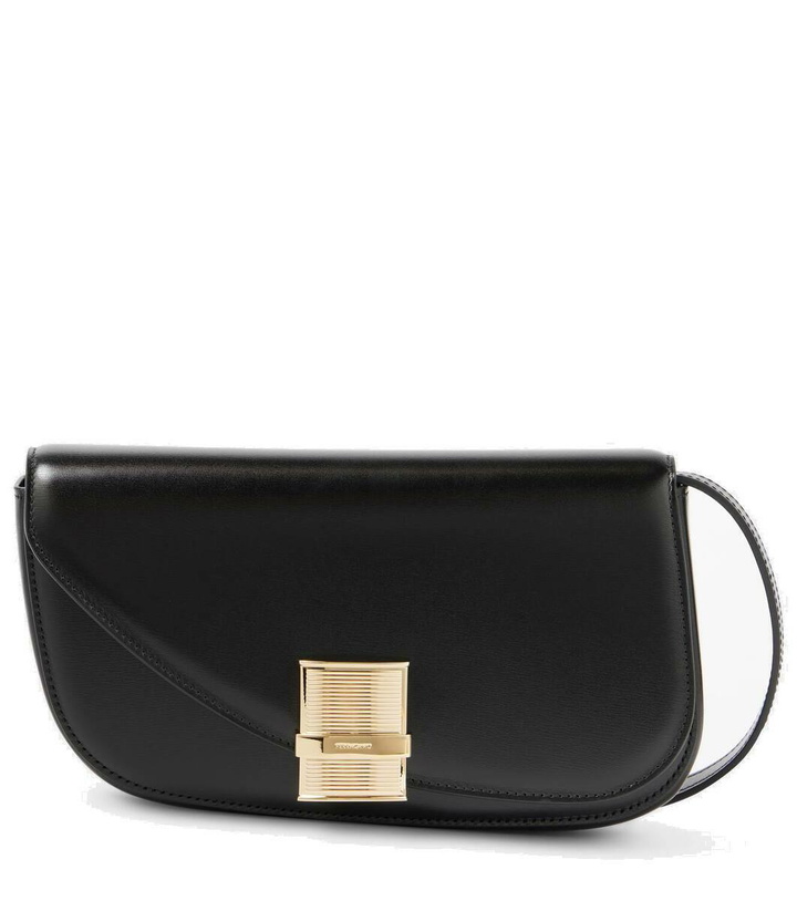 Photo: Ferragamo Fiamma Small leather crossbody bag