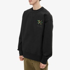 Kenzo Men's Oversized Tiger K Logo Crew Sweat in Black