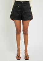 JW Anderson Tailored Satin Shorts Black