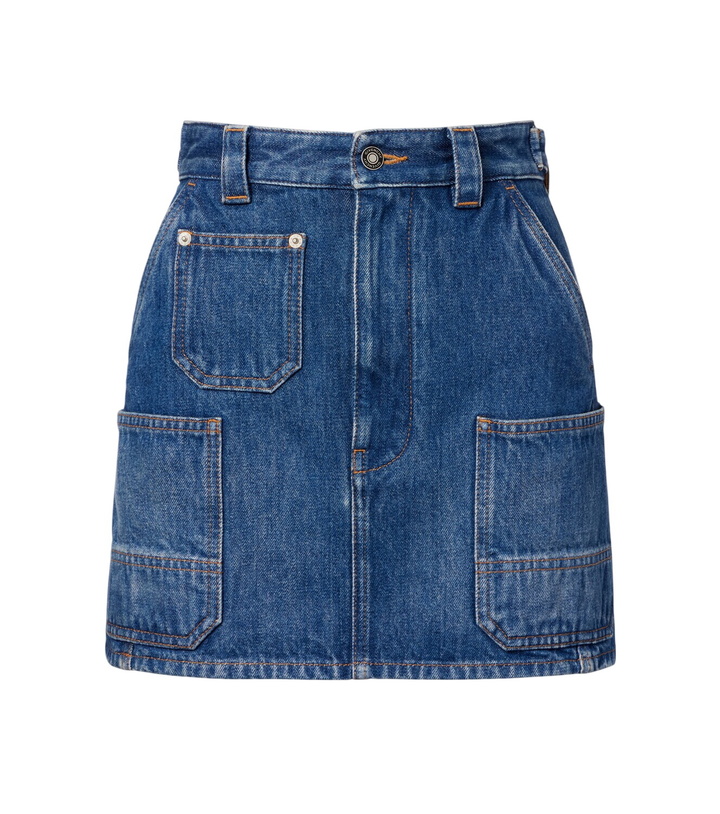 Photo: Givenchy Denim miniskirt