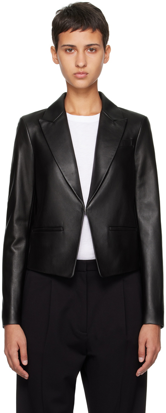 rag & bone Black Elle Leather Jacket