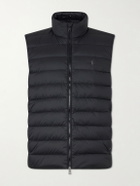 Polo Ralph Lauren - Logo-Embroidered Quilted Shell Down Gilet - Black