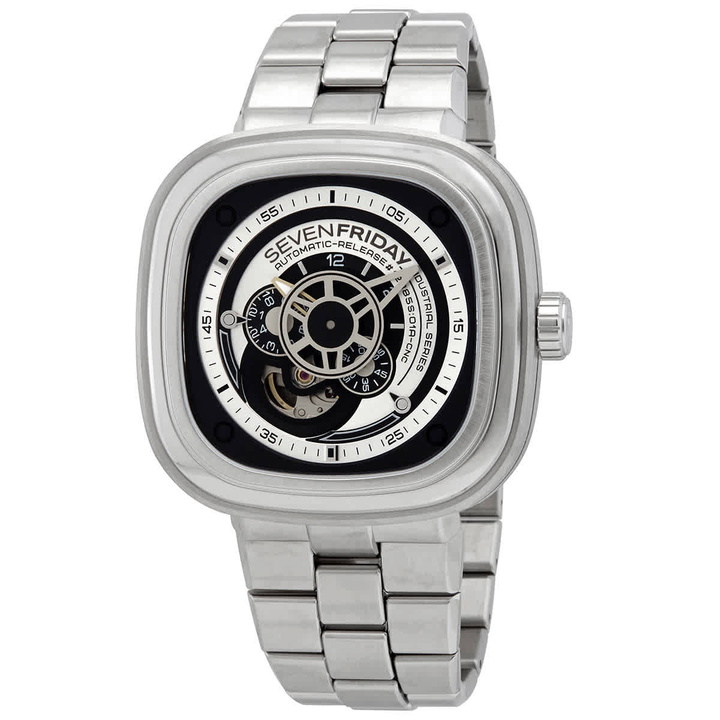 Photo: Sevenfriday P-Series Automatic Black Dial Mens Watch P1B/01M