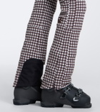 Cordova Sella belted gingham ski pants