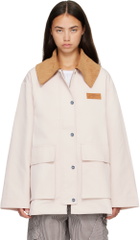 GANNI Pink Twill Jacket