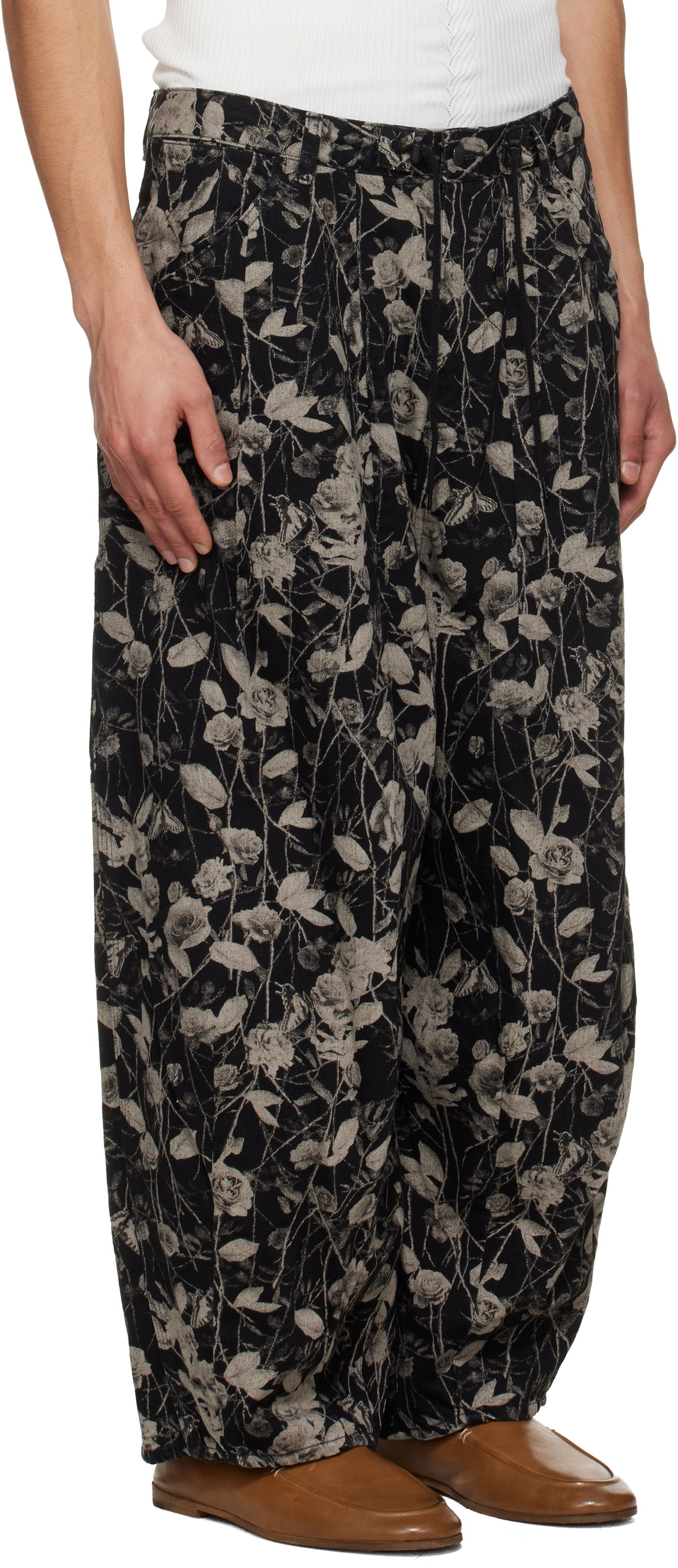 NEEDLES Black & Gray H.D. Jeans
