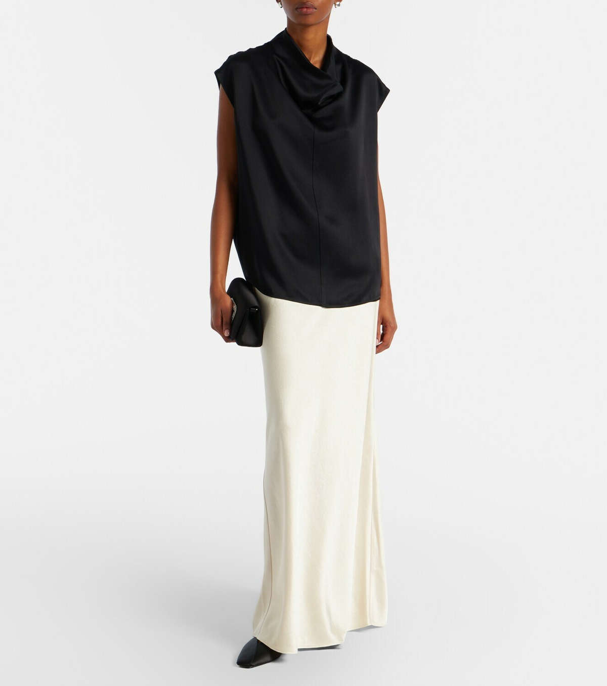 Vince Satin maxi skirt