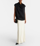 Vince Satin maxi skirt
