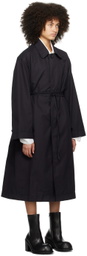 Subtle Le Nguyen Black Spread Collar Coat
