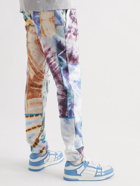 AMIRI - Tapered Patchwork Tie-Dyed Loopback Cotton-Jersey Sweatpants - Multi