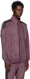 adidas Originals Purple Adicolor Classics Plush Track Jacket