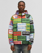 Kenzo Label Packable Anorak Multi - Mens - Half Zips|Windbreaker