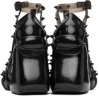 Jean Paul Gaultier Black Melissa Edition 'The Pump Punk Love' Heeled Sandals