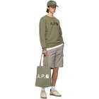 A.P.C. Grey Carhartt WIP Edition Cargo Shorts