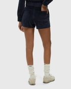 Sporty & Rich Crown Tennis Velour Short Blue Womens Casual Short