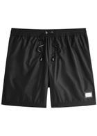 Dolce & Gabbana Logo Shell Swim Shorts Black