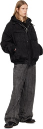 Juun.J Black Work Denim Jacket