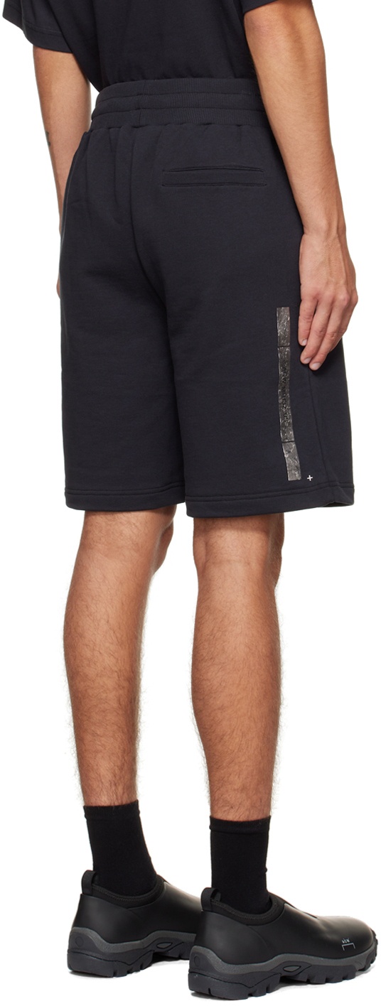 A-COLD-WALL* Black Foil Grid Shorts A-Cold-Wall*