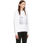 Calvin Klein 205W39NYC White American Flag Sweatshirt
