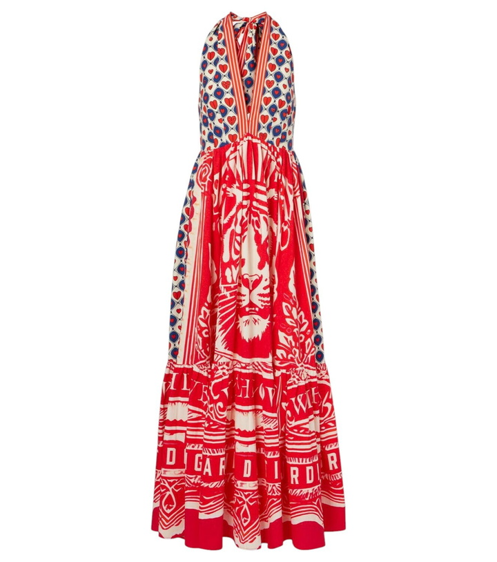 Photo: Camilla Halterneck cotton poplin maxi dress