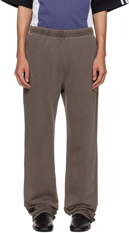 Photo: Martine Rose Brown Straight Leg Sweatpants