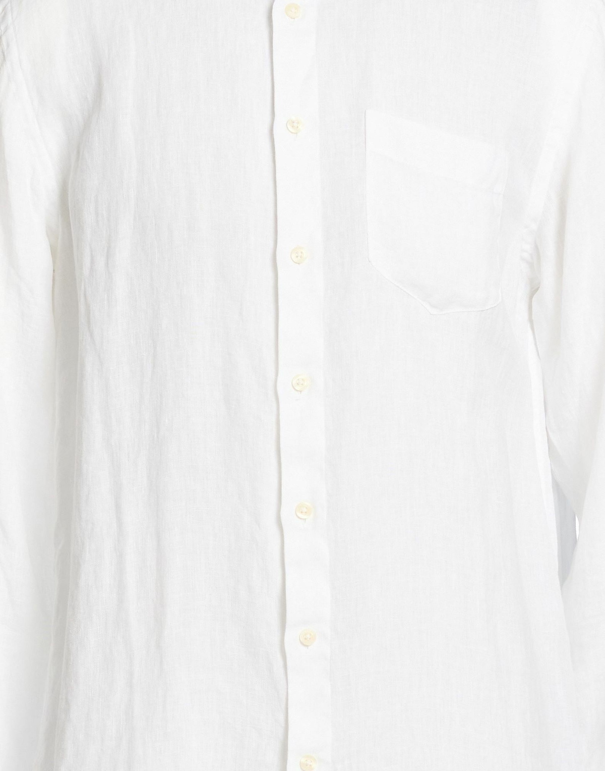 120% Lino Mens Shirt in White