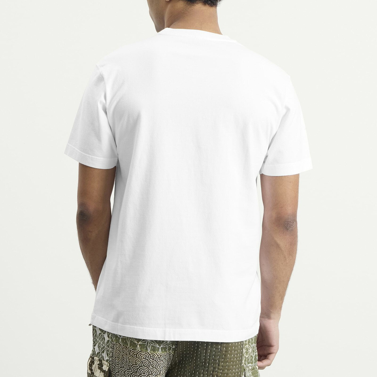 Maharishi Men's Ema Kirin Plaque T-Shirt in White