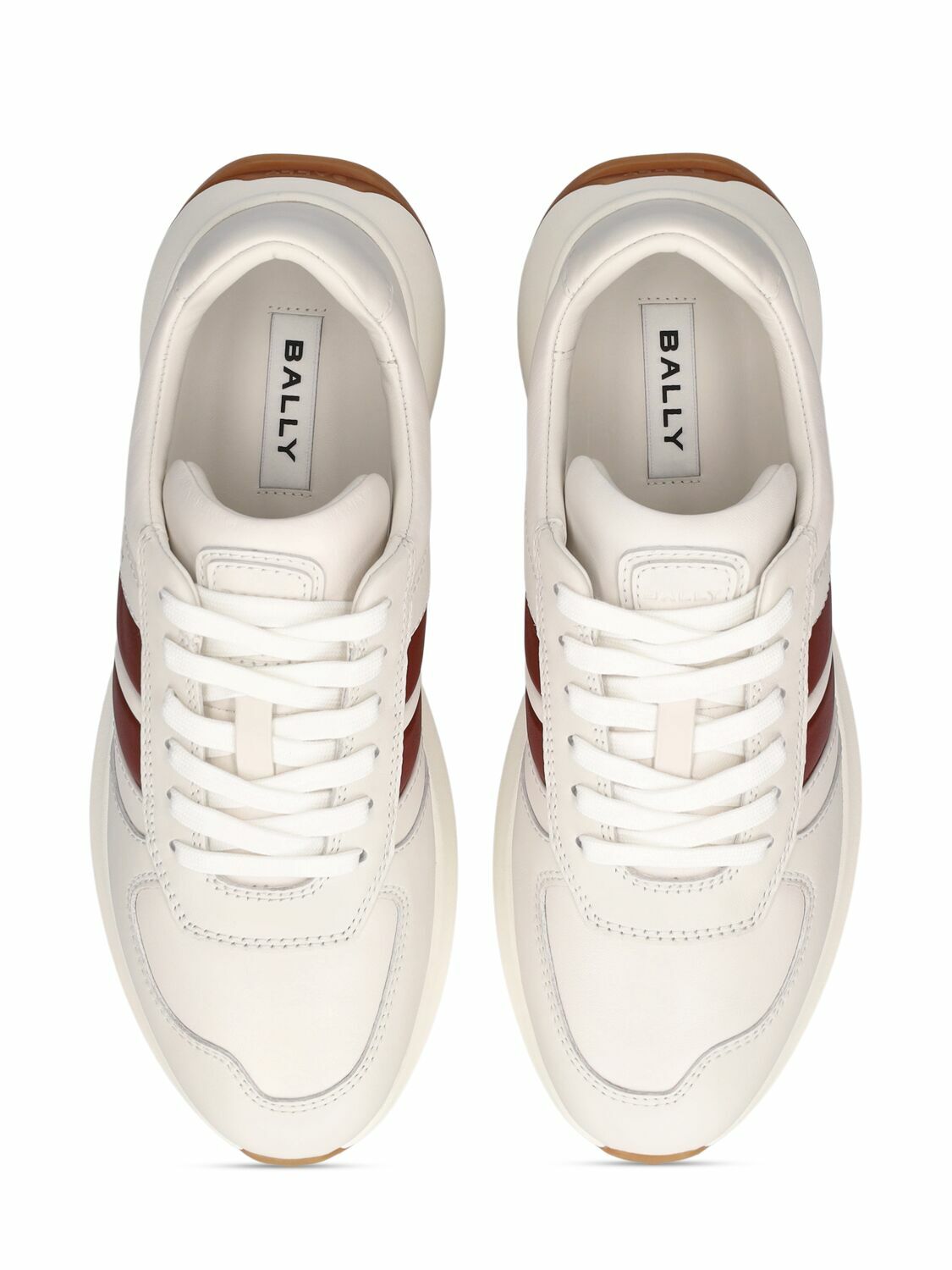 スニーカー Bally Sneaker Darsyl Bally Darsyl Grained Leather Low-Top Sneakers, Brand Size 5