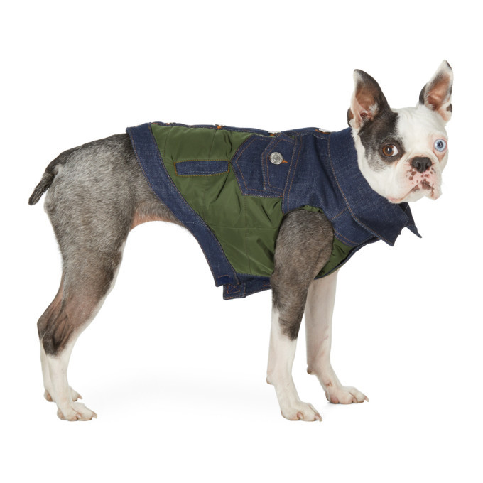 Dsquared2 Green Poldo Dog Couture Edition Vancouver Vest Dsquared2