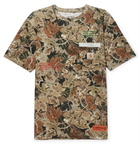 Heron Preston - Carhartt Oversized Embroidered Printed Cotton-Jersey T-Shirt - Men - Green