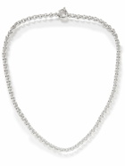 Tom Wood - Rolo Rhodium-Plated Silver Chain Necklace