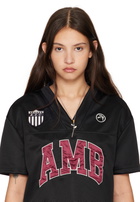 AMBUSH Silver Rose Charm Necklace