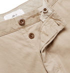 Mr P. - Garment-Dyed Cotton-Twill Bermuda Shorts - Neutrals