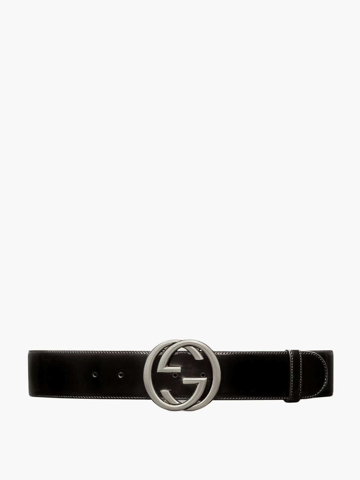 Marmont Wide Crystal Embellished Satin Belt in Black - Gucci