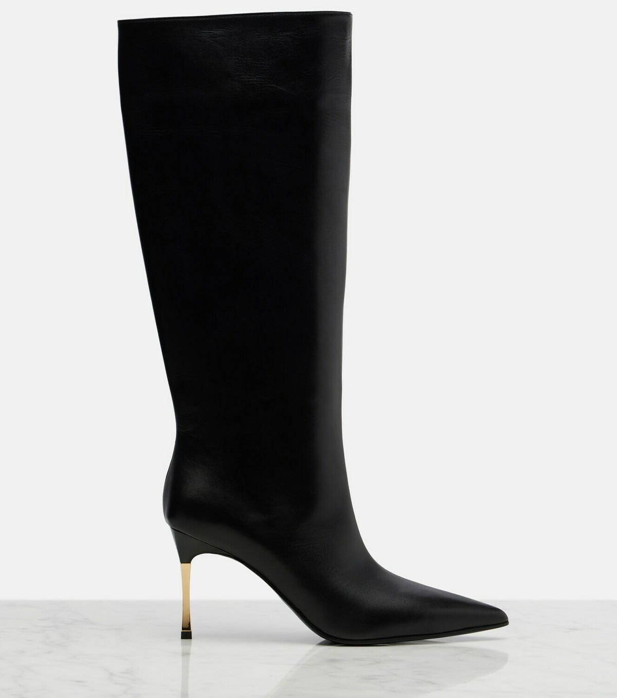 Gucci Bombshell leather knee-high boots