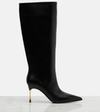 Gucci Bombshell leather knee-high boots