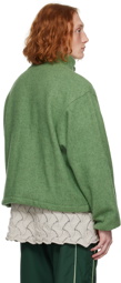 Robyn Lynch Green Zip Sweater