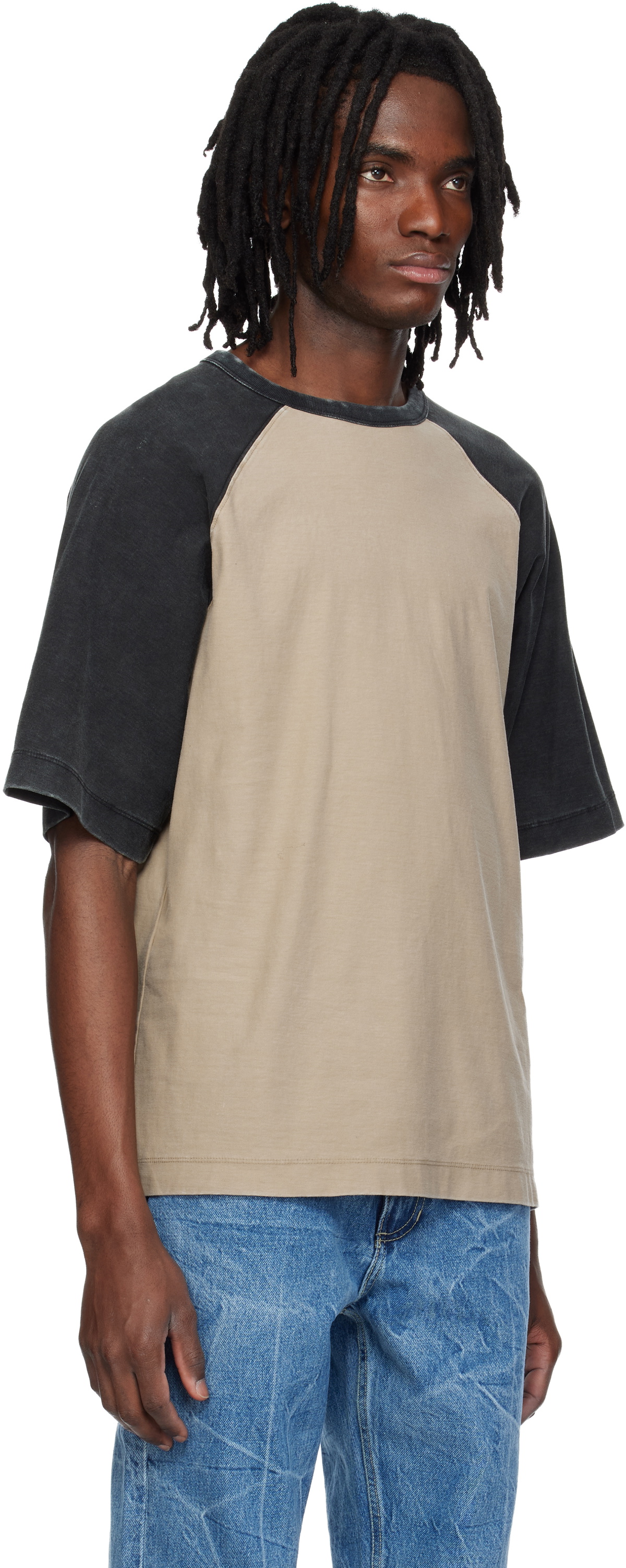 MMIC Brown & Black Block T-shirt