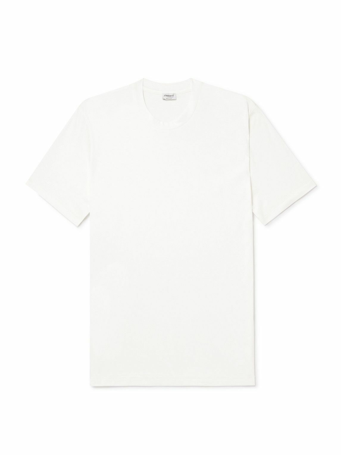 ZIMMERLI - Sea Island Cotton-Jersey T-Shirt - White