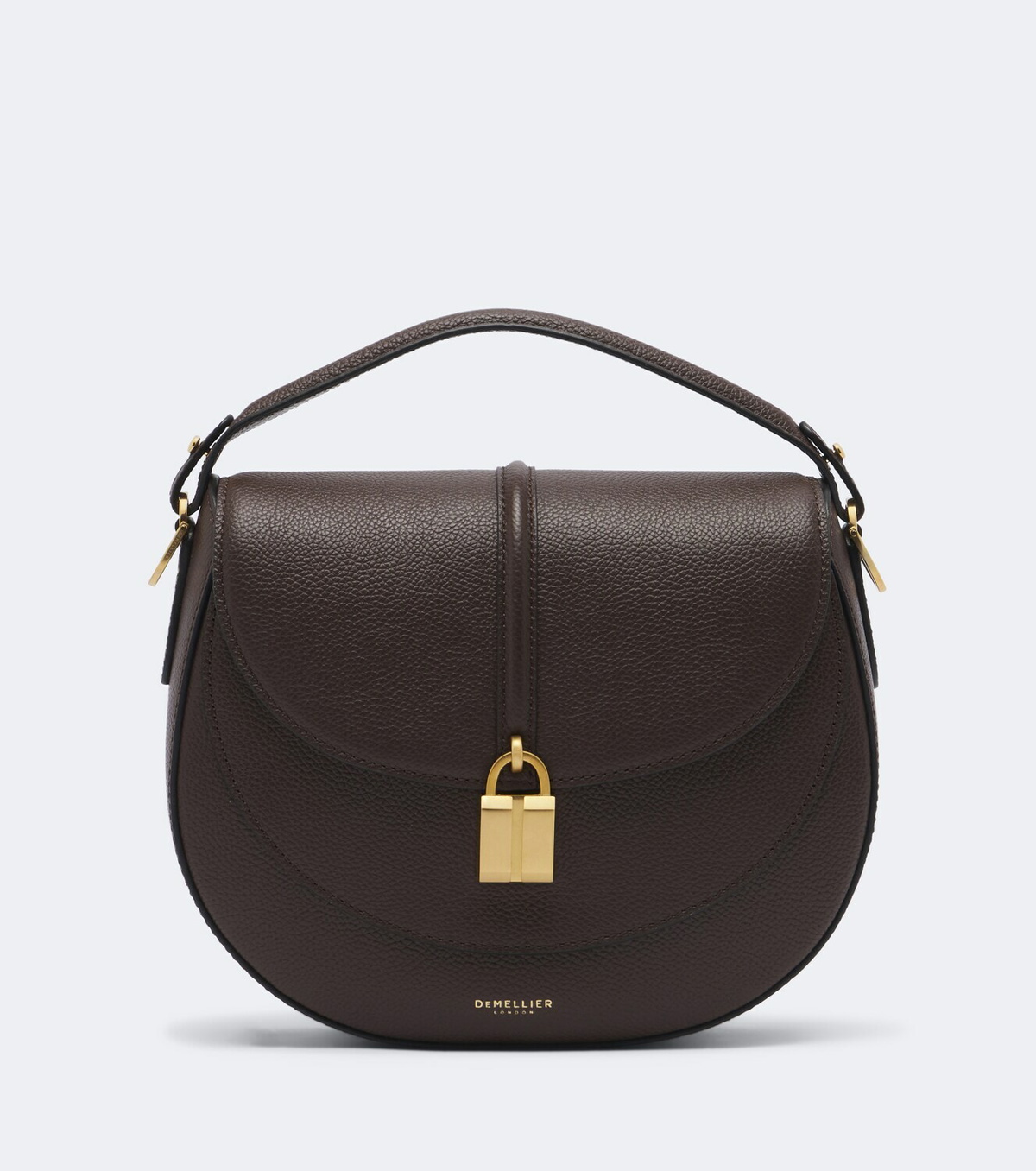 DeMellier Siena Saddle Small leather crossbody bag