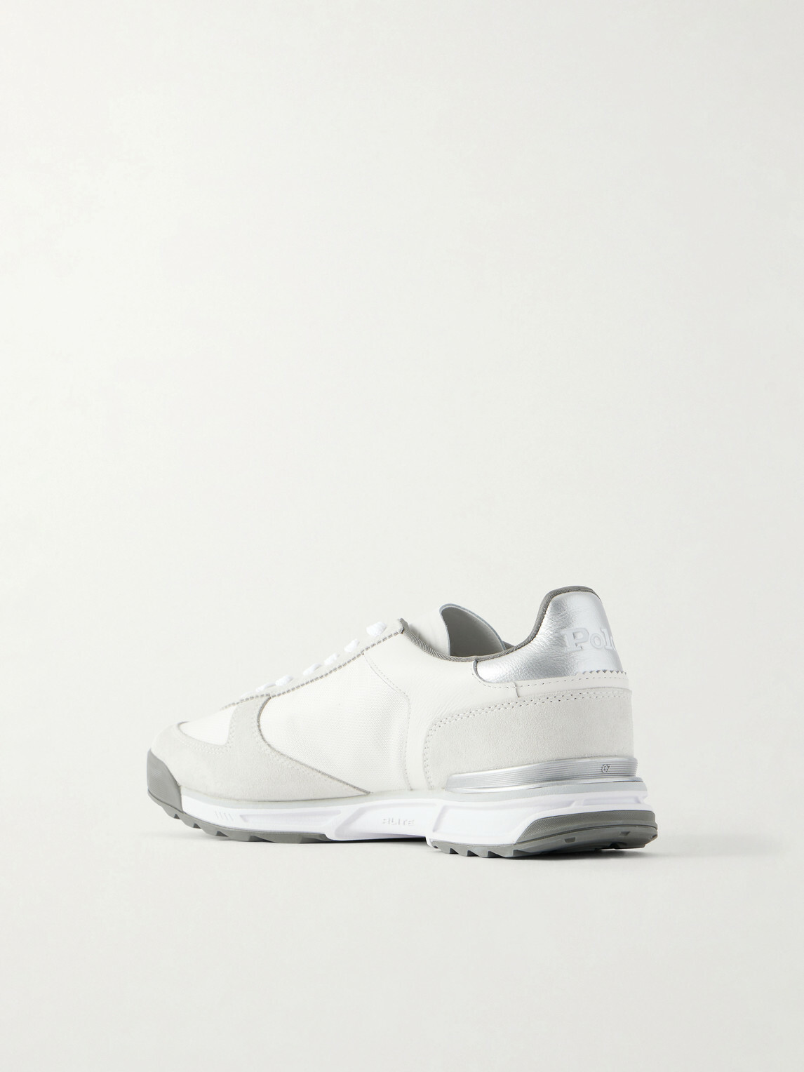 Polo Ralph Lauren - Varick Suede and Leather-trimmed Sneakers - White