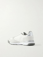 Polo Ralph Lauren - Varick Suede and Leather-trimmed Sneakers - White