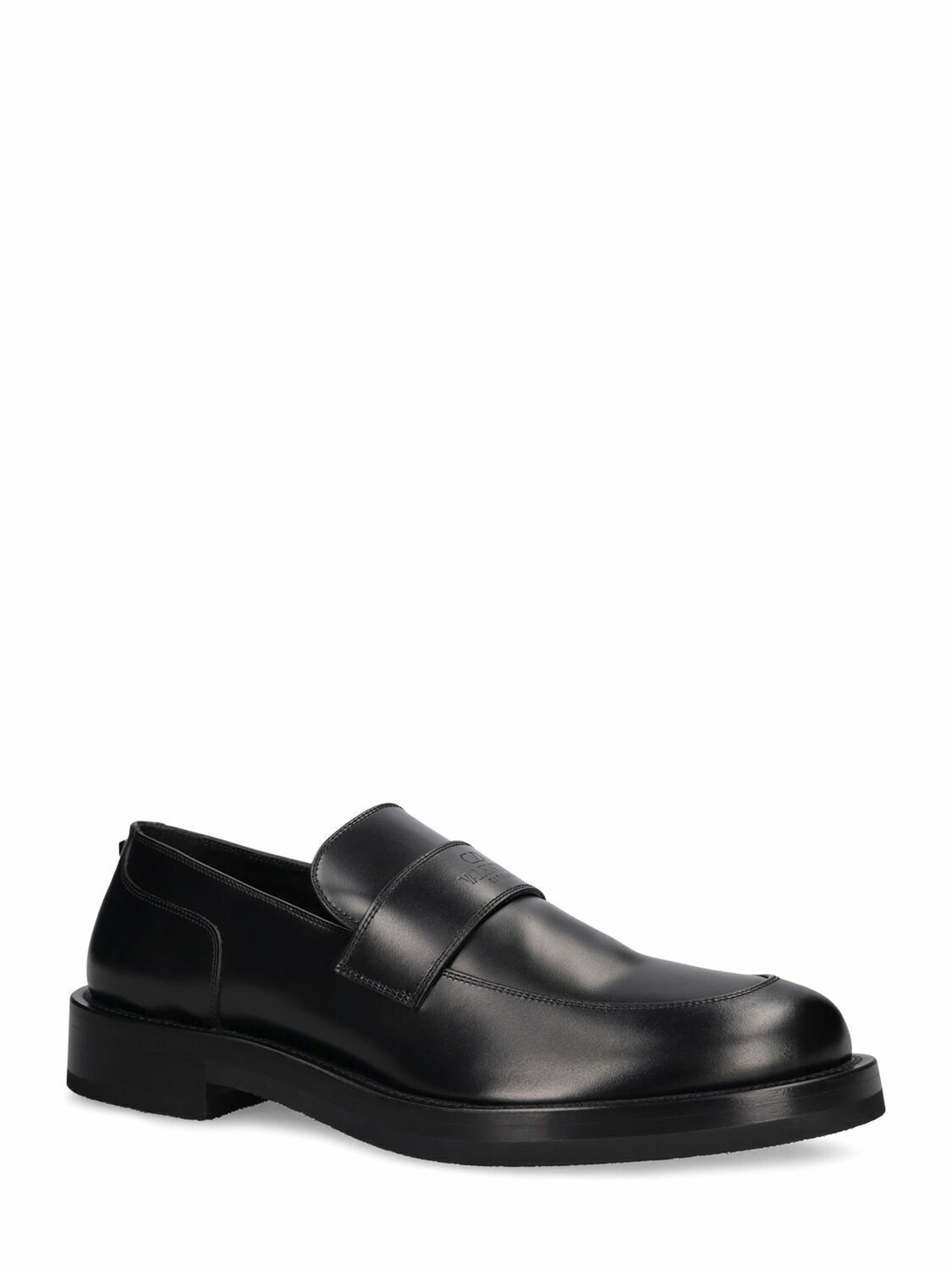 VALENTINO GARAVANI - 40mm Rockstud Essential Leather Loafers