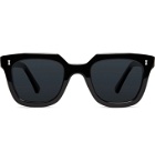 Cubitts - Balfour Square-Frame Acetate Sunglasses - Black
