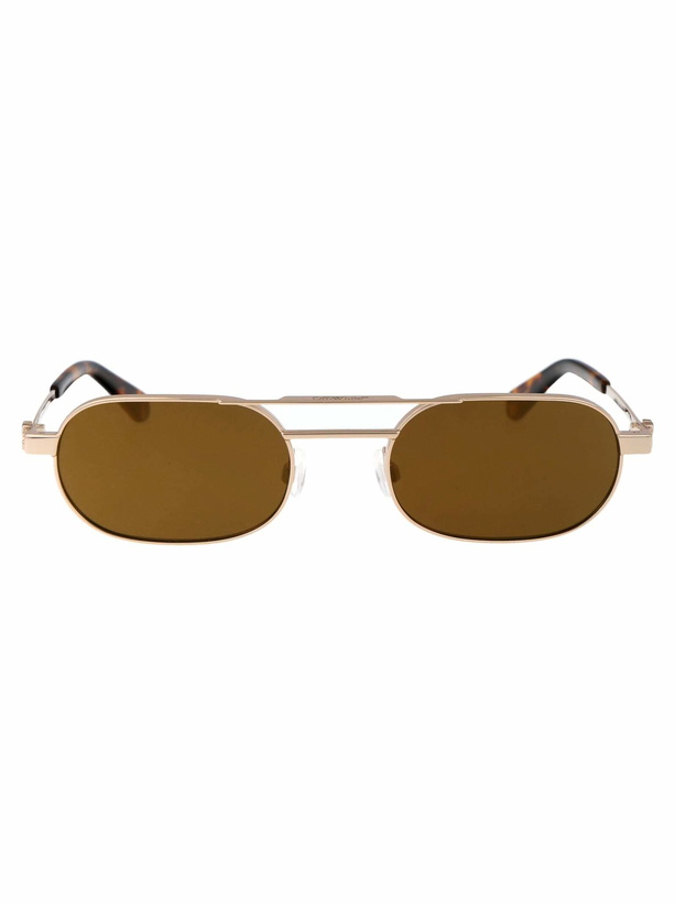 Photo: Off-White Vaiden Oval Frame Sunglasses