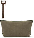 Maison Margiela Green Canvas Pouch