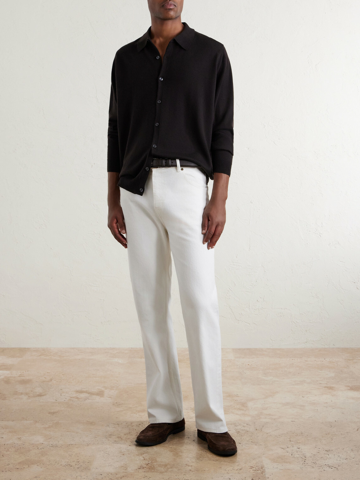 John Smedley - Tibor Merino Wool Cardigan - Brown
