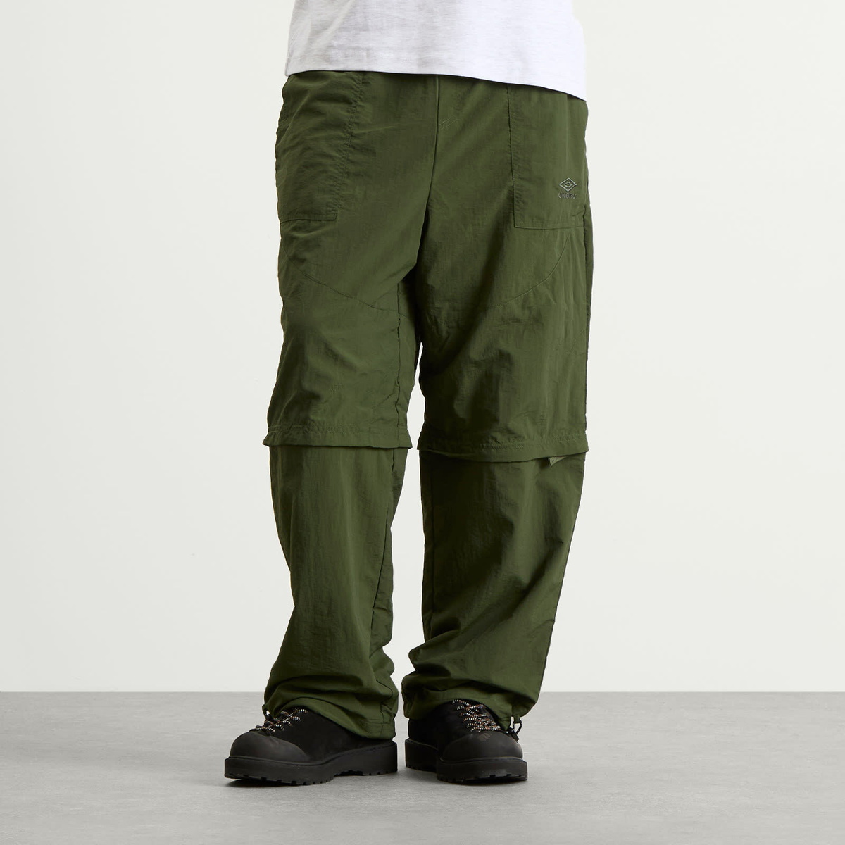 Umbro Men's Zip Off Loose Fit Pants in Duffel Bag Umbro