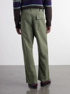 OrSlow - Straight-Leg Cotton-Canvas Trousers - Green